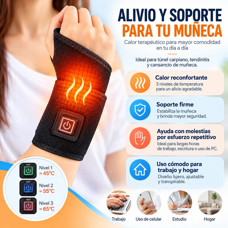 Muñequera Térmica Ajustable
