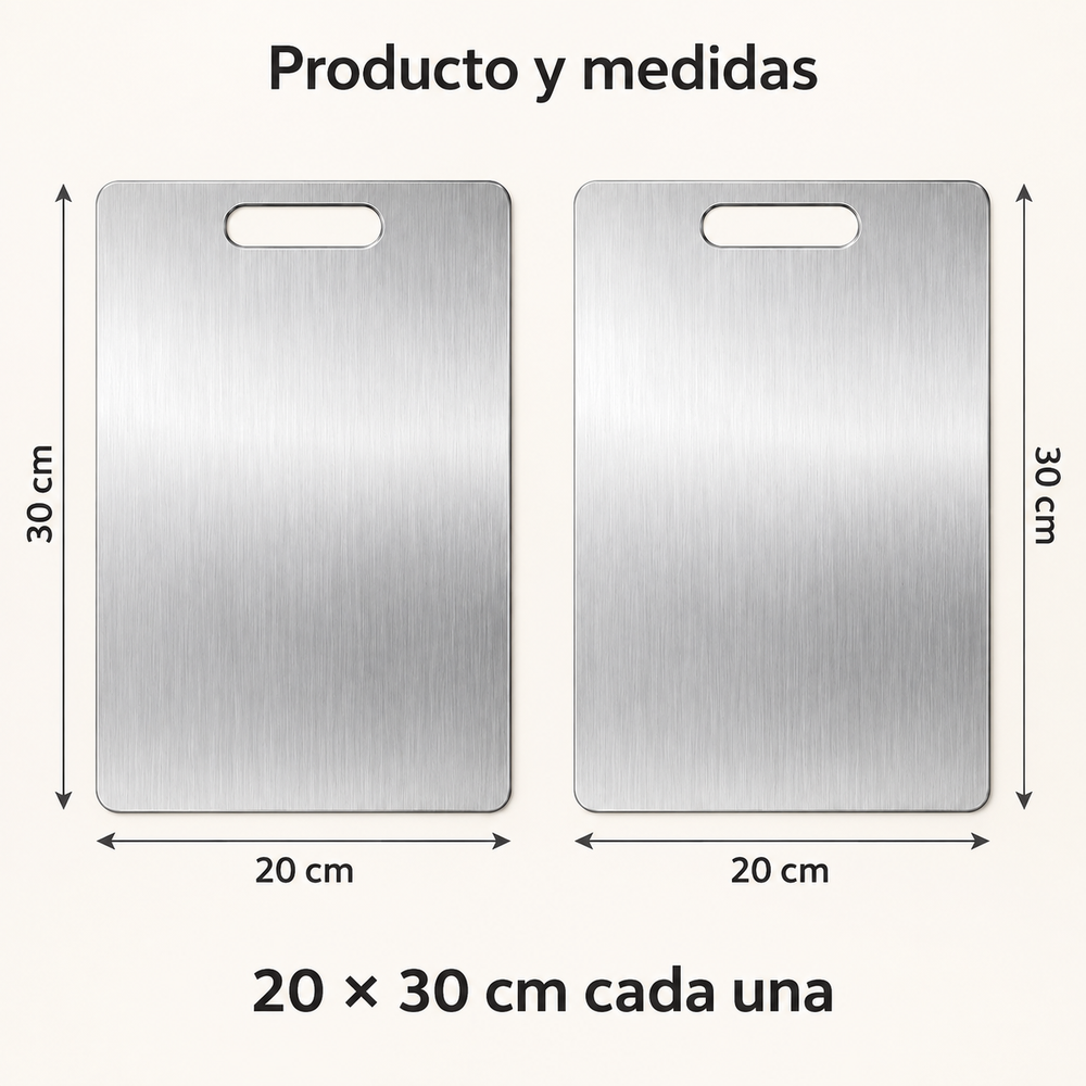 Pack de 2 tablas para asado